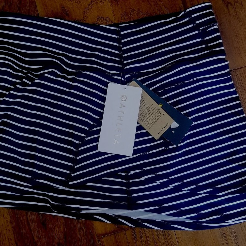 Athleta - Stripe Stealth Skort - New w/ Tags